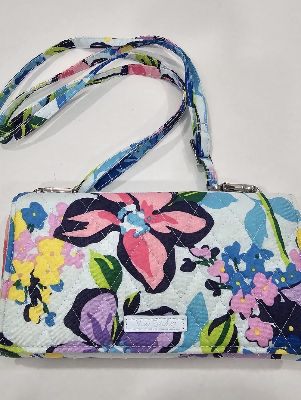 Vera Bradley RFID Wallet Crossbody Wristlet "Marian Floral"